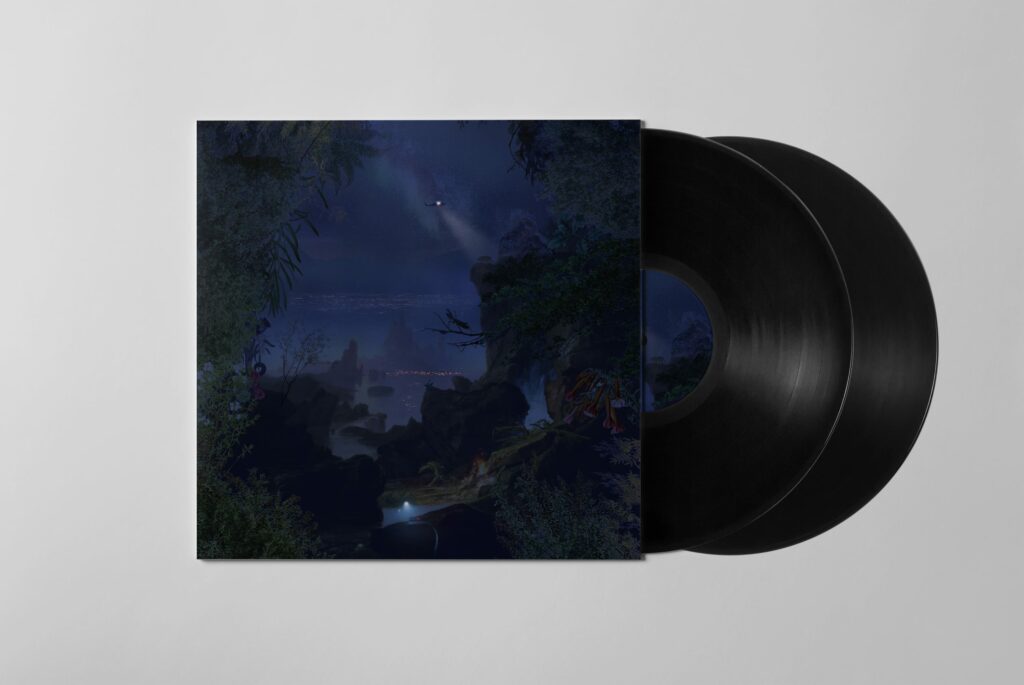 Intermission album front cover - vinyl LP and packaging with blue-tinted forest scene